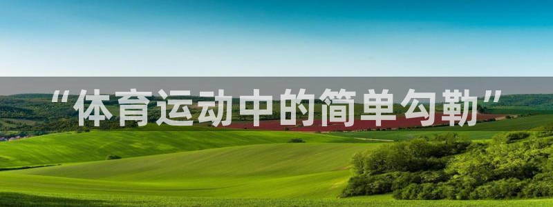 oety欧亿体育官网下载:“体育运动中的简单勾勒”